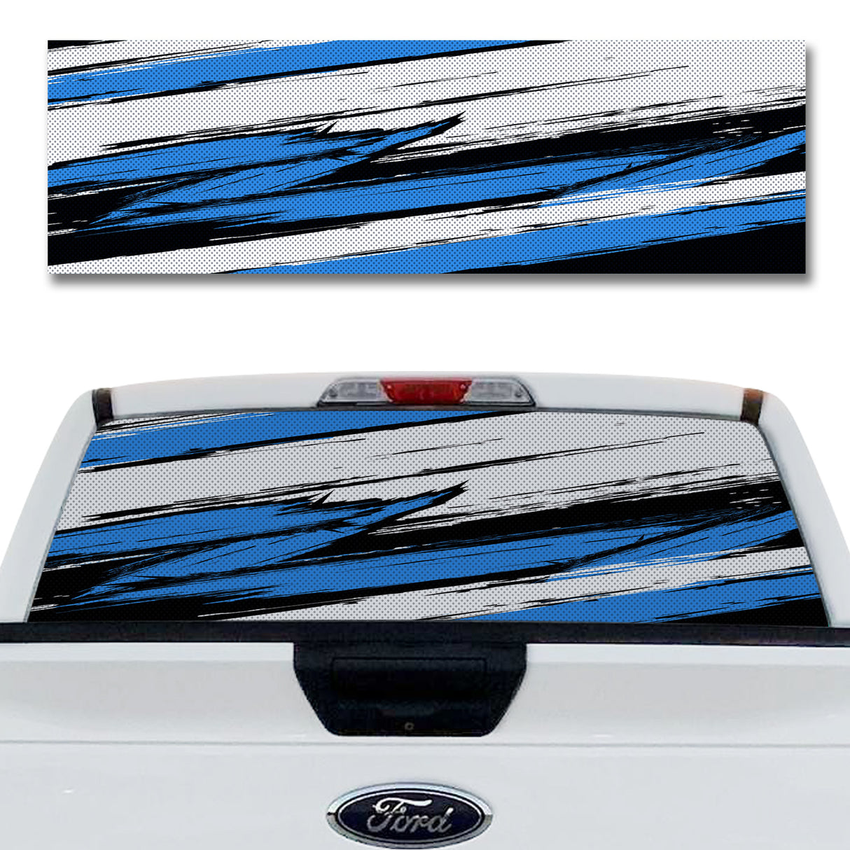 Grunge Stripe Blue