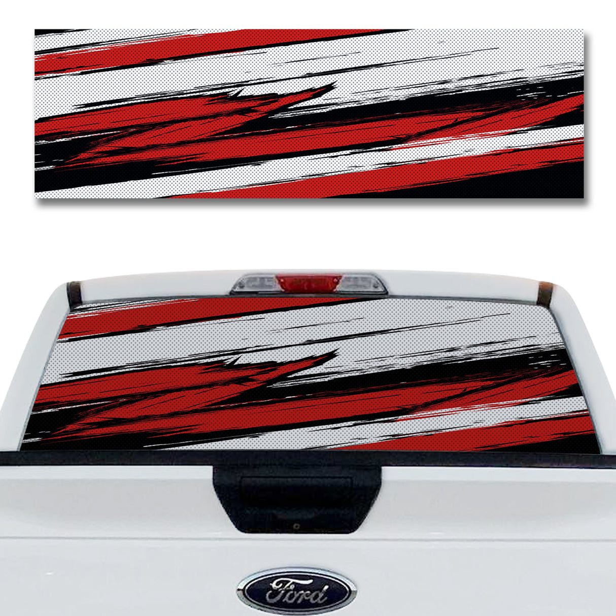 Grunge Stripe Red