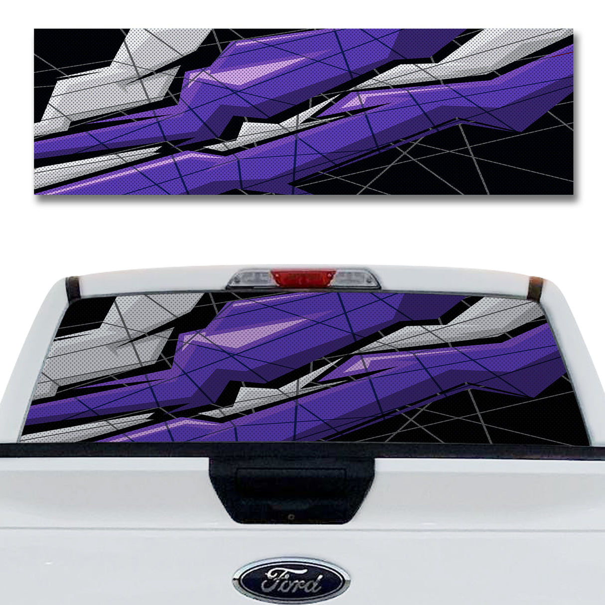 Polygon Grunge Purple