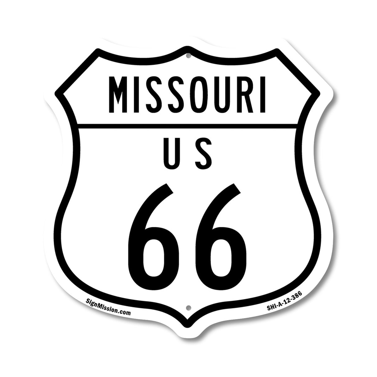 Missouri Route Marker Shield Sign Us 66