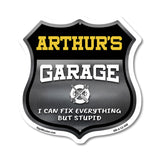 Arthur's Garage I Can Fix Everything But Stupid