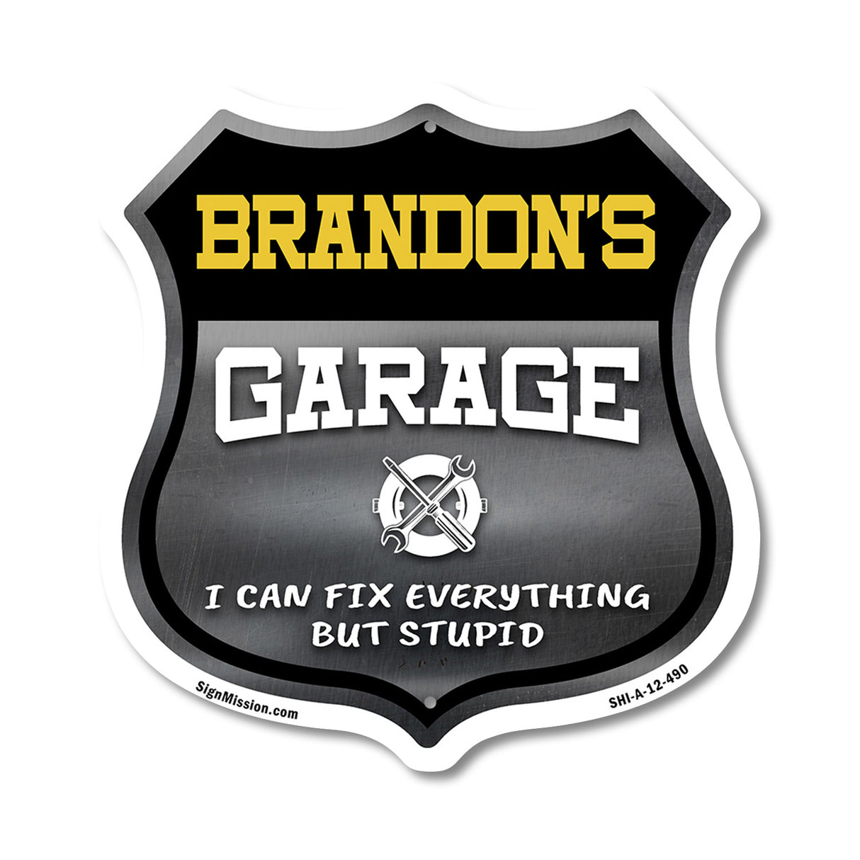 Brandon's Garage I Can Fix Everything But Stupid