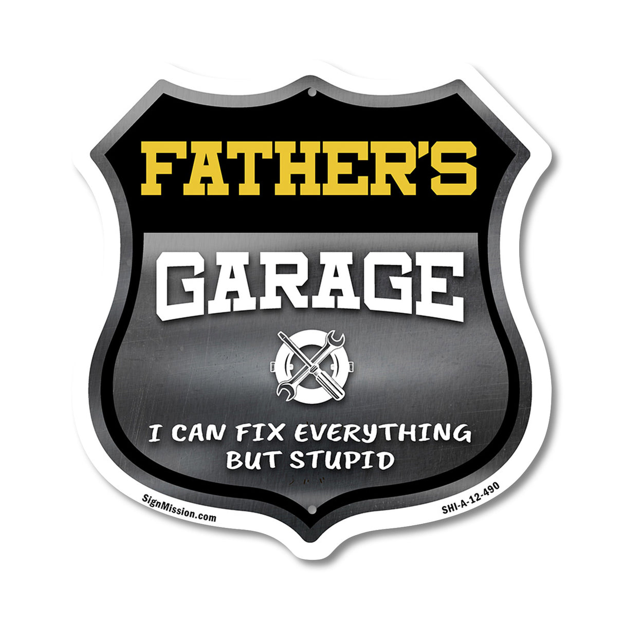 Father's Garage I Can Fix Everything But Stupid