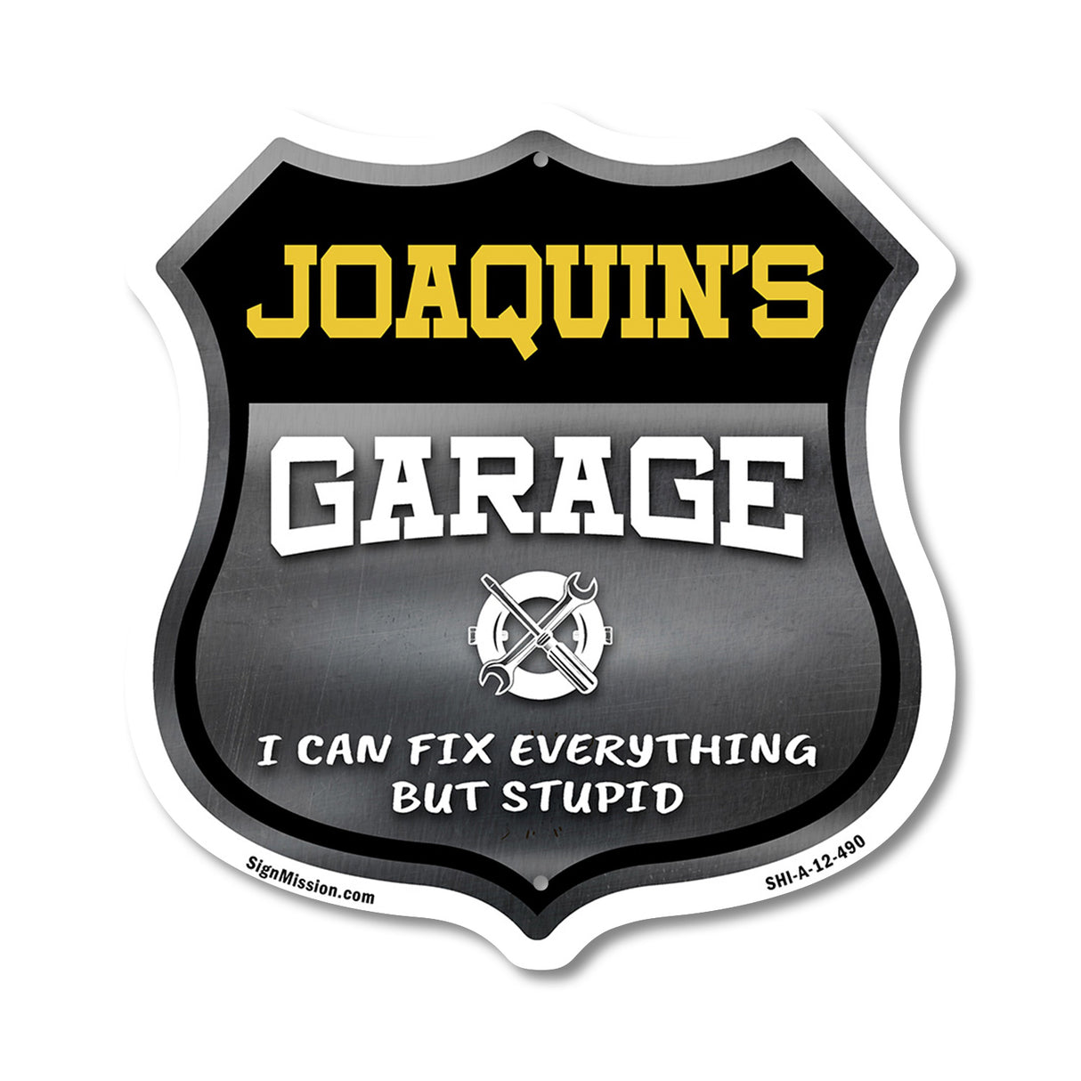 Joaquin's Garage I Can Fix Everything But Stupid