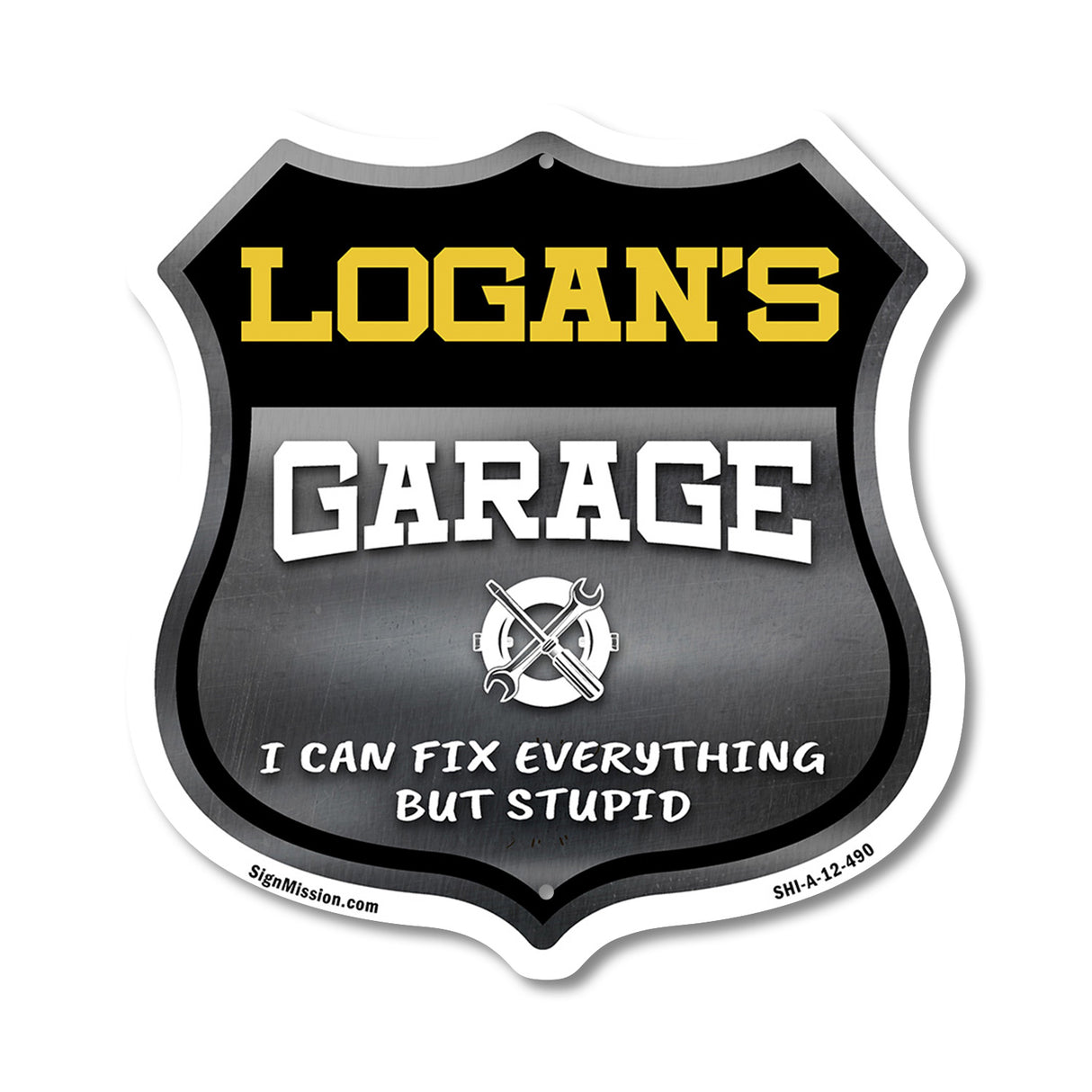 Logan's Garage I Can Fix Everything But Stupid