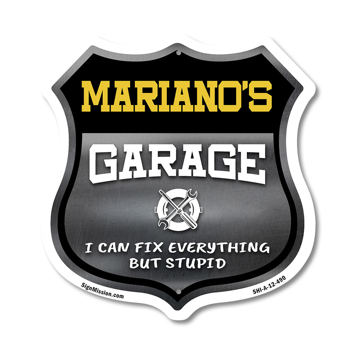 Mariano's Garage I Can Fix Everything But Stupid
