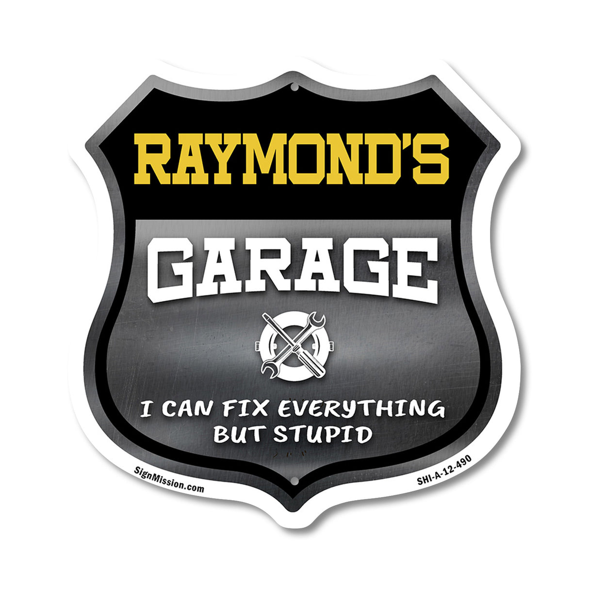 Raymond's Garage I Can Fix Everything But Stupid