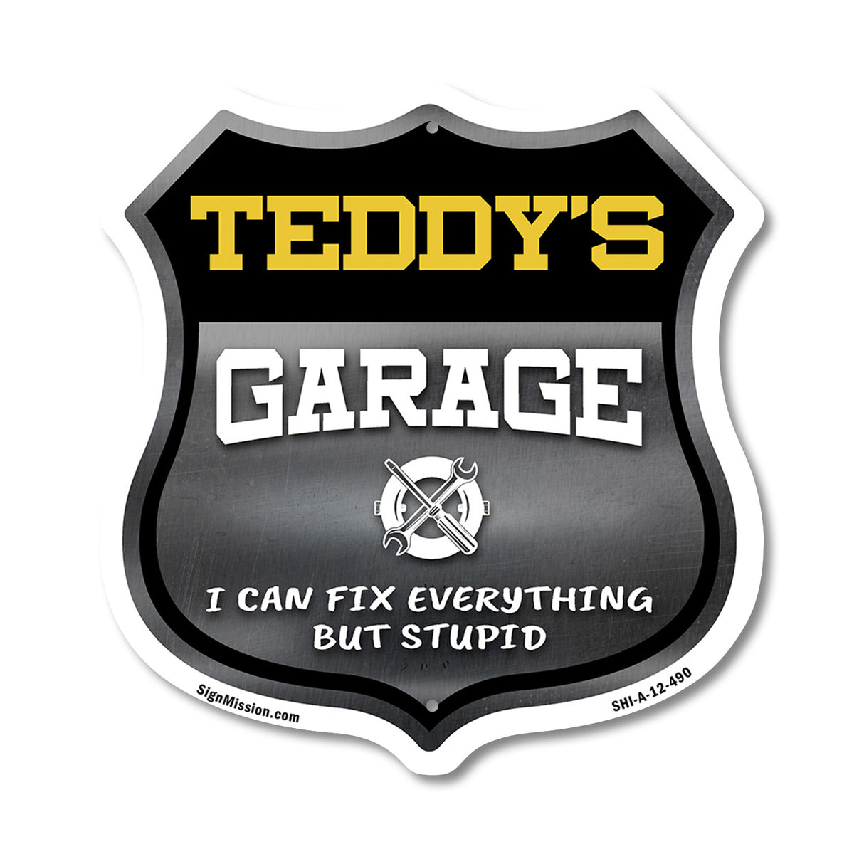 Teddy's Garage I Can Fix Everything But Stupid