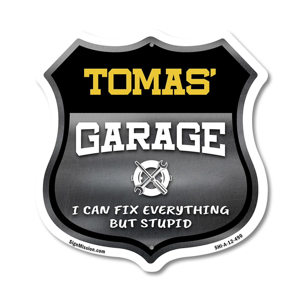 Tomas's Garage I Can Fix Everything But Stupid