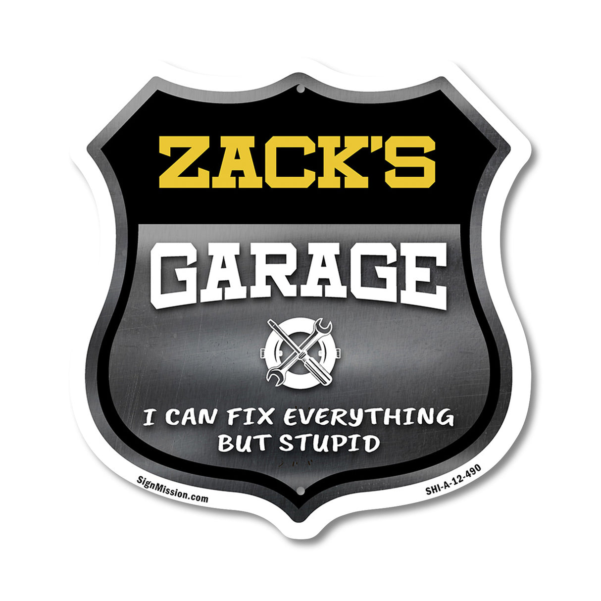 Zack's Garage I Can Fix Everything But Stupid