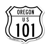 Oregon Route Marker Shield Sign Us 101