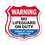 Warning No Lifeguard On Duty