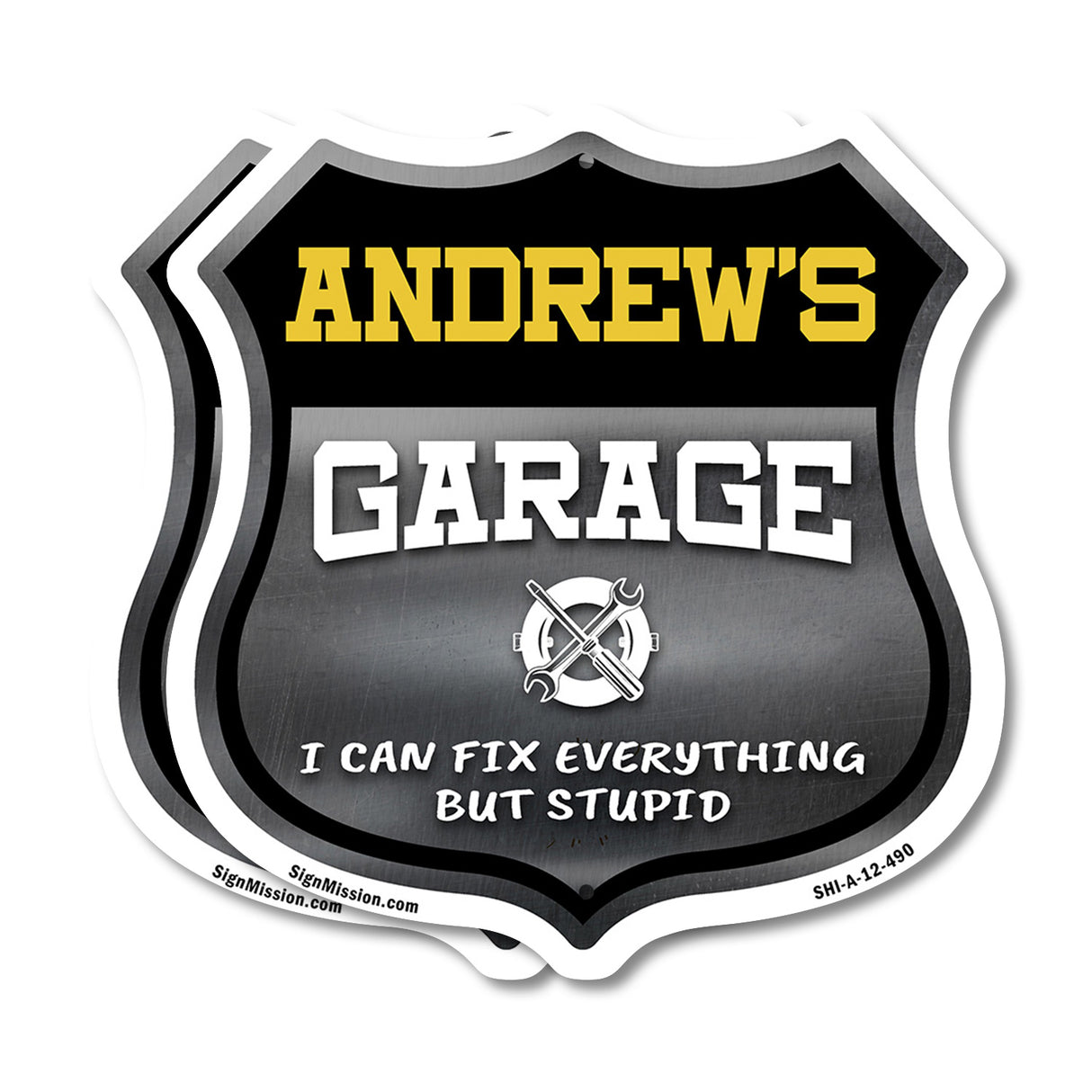 Andrew's Garage I Can Fix Everything But Stupid