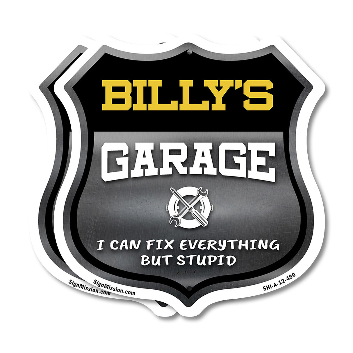 Billy's Garage I Can Fix Everything But Stupid