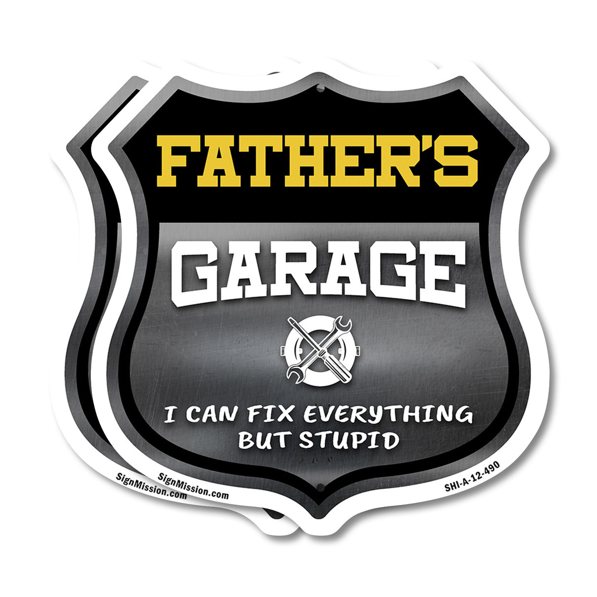 Father's Garage I Can Fix Everything But Stupid