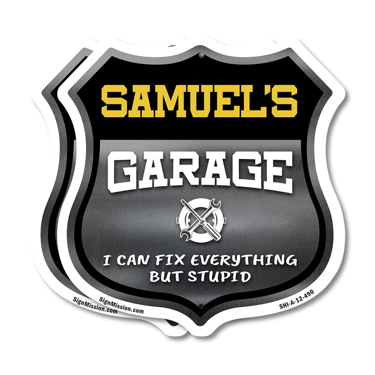 Samuel's Garage I Can Fix Everything But Stupid
