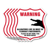 Alligator Warning Warning Alligators Live In Most Of Florida's Waterways. Please Do Not Swim Fish Or Enter Water