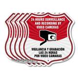 Bilingual 24 Hour Surveillance 24 Hour Surveillance And Recording By Video Cameras Vigilancia Y Grabacion (English / Spanish)