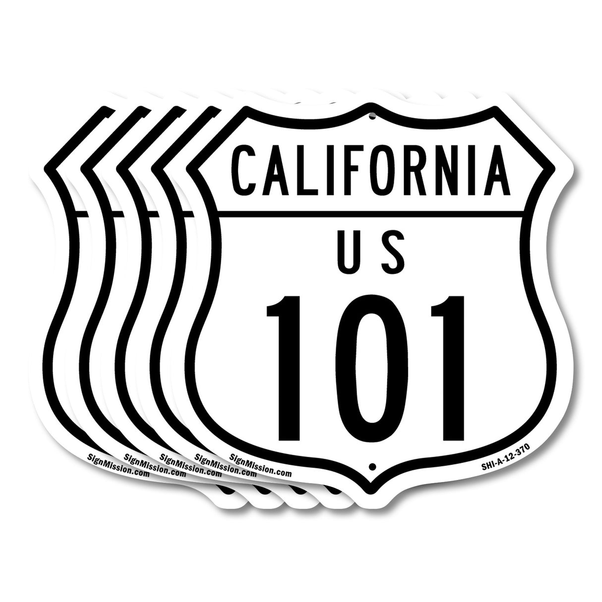 California Route Marker Shield Sign Us 101