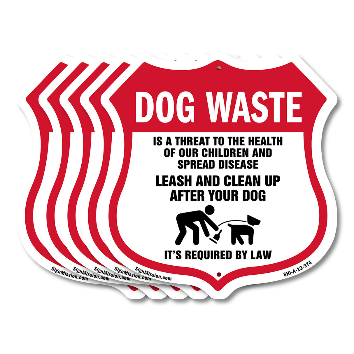 Dog Poop Dog Waste Is A Threat To The Health Of Our Children. Leash And Clean Up After Your Dog