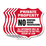 Private Property No Hunting Hiking Trespassing. Violators Will Be Prosecuted To The Full Extent Of Law