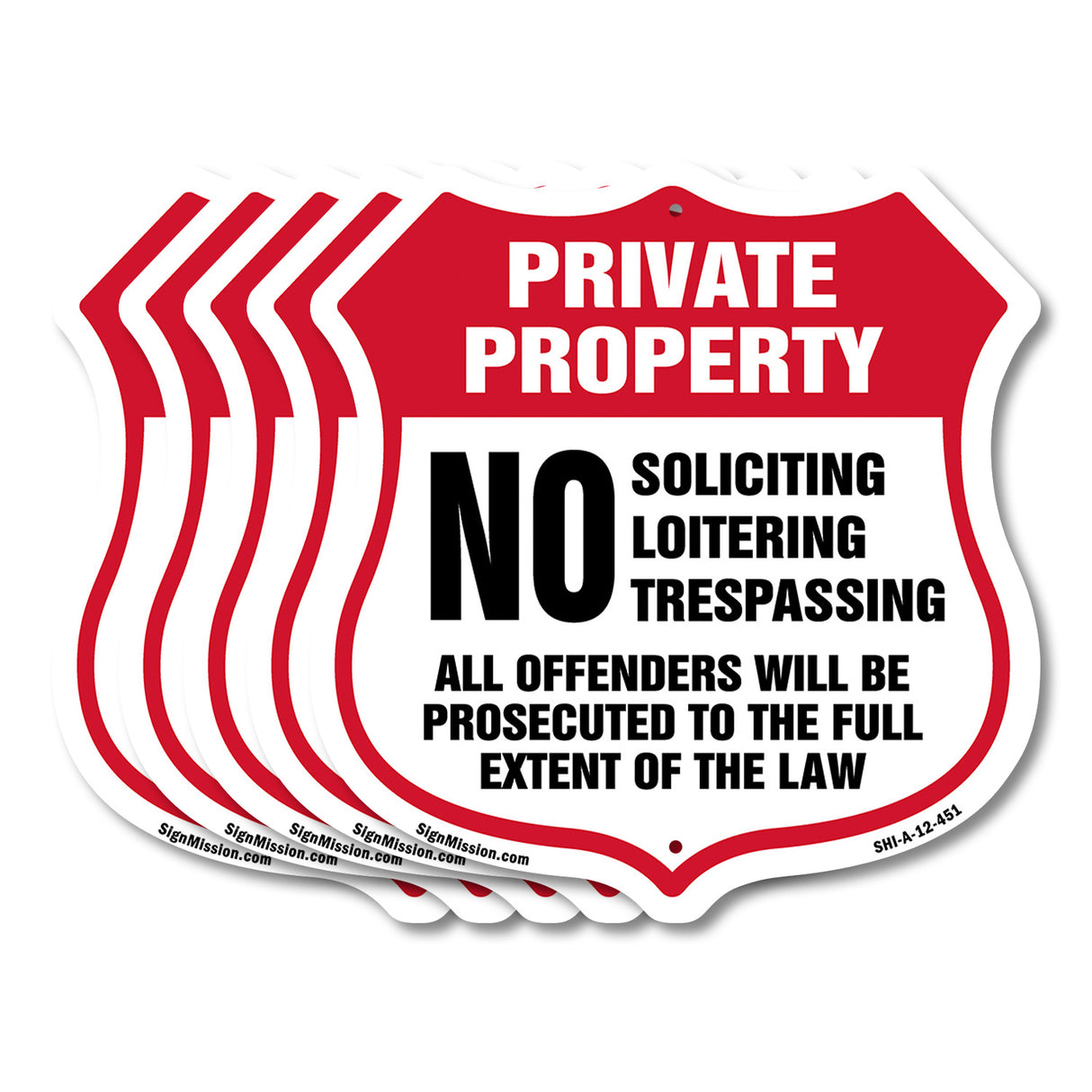 Private Property No Soliciting Loitering Trespassing All Offenders Will Be Prosecuted To The Full Extent Of The Law