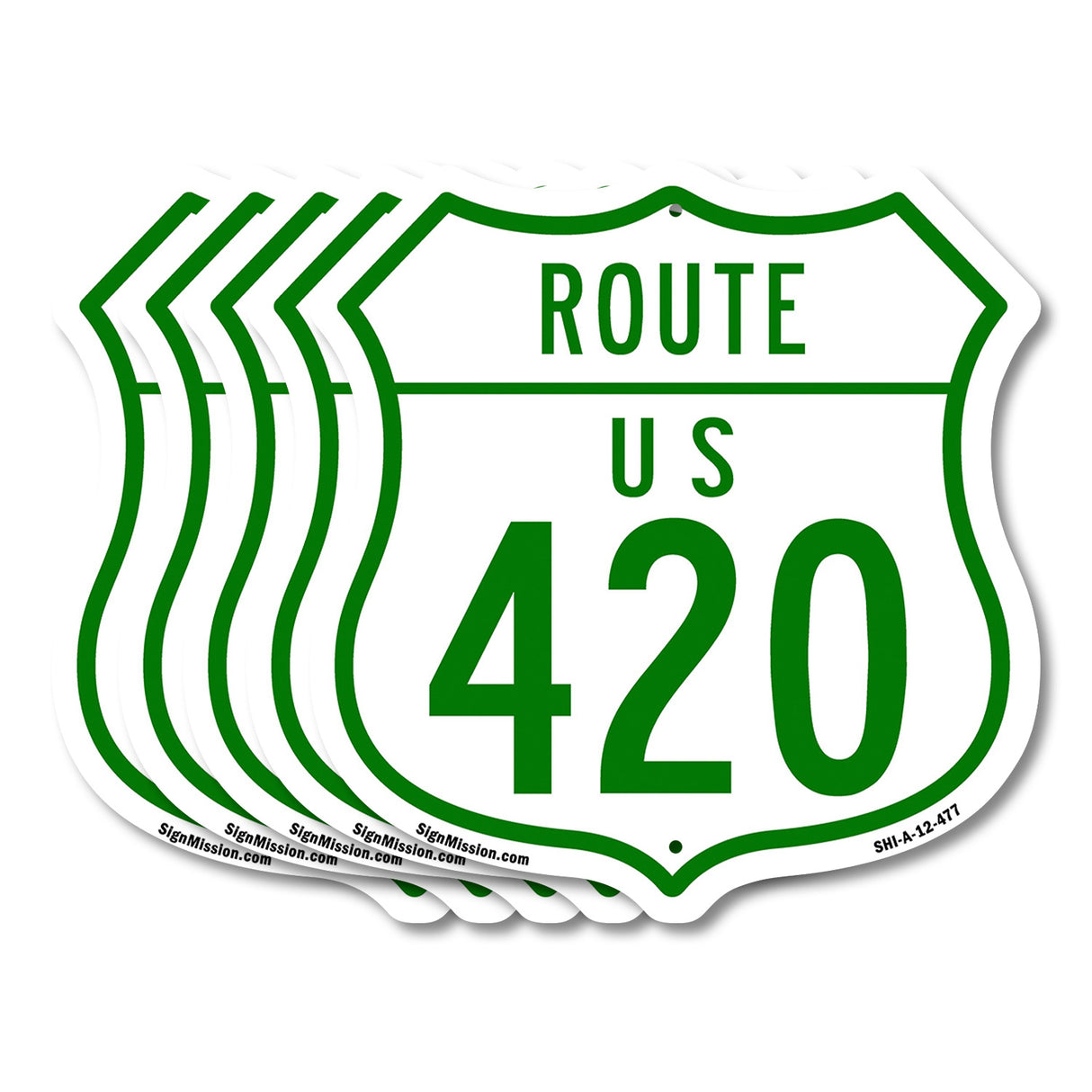 Route Marker Shield Sign Us 420