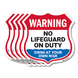 Warning No Lifeguard On Duty