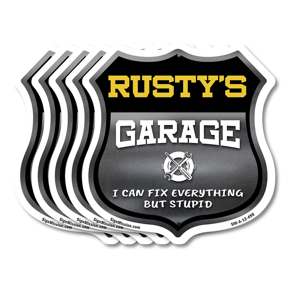 Rusty's Garage I Can Fix Everything But Stupid