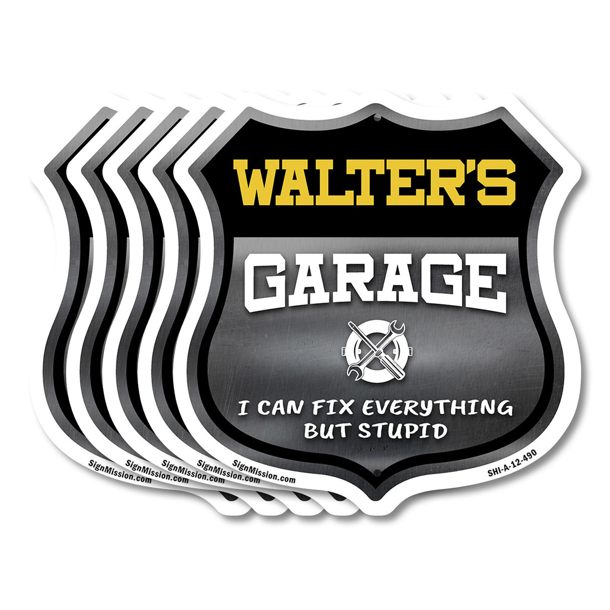 Walter's Garage I Can Fix Everything But Stupid