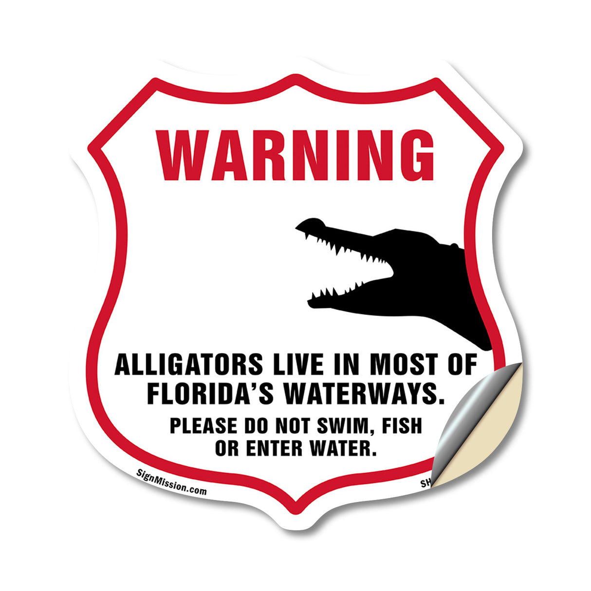 Alligator Warning Warning Alligators Live In Most Of Florida's Waterways. Please Do Not Swim Fish Or Enter Water