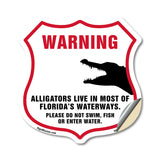 Alligator Warning Warning Alligators Live In Most Of Florida's Waterways. Please Do Not Swim Fish Or Enter Water