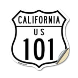 California Route Marker Shield Sign Us 101