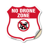 No Drone Shield Sign No Drone Zone From Federal State And Local Aviation Authorities