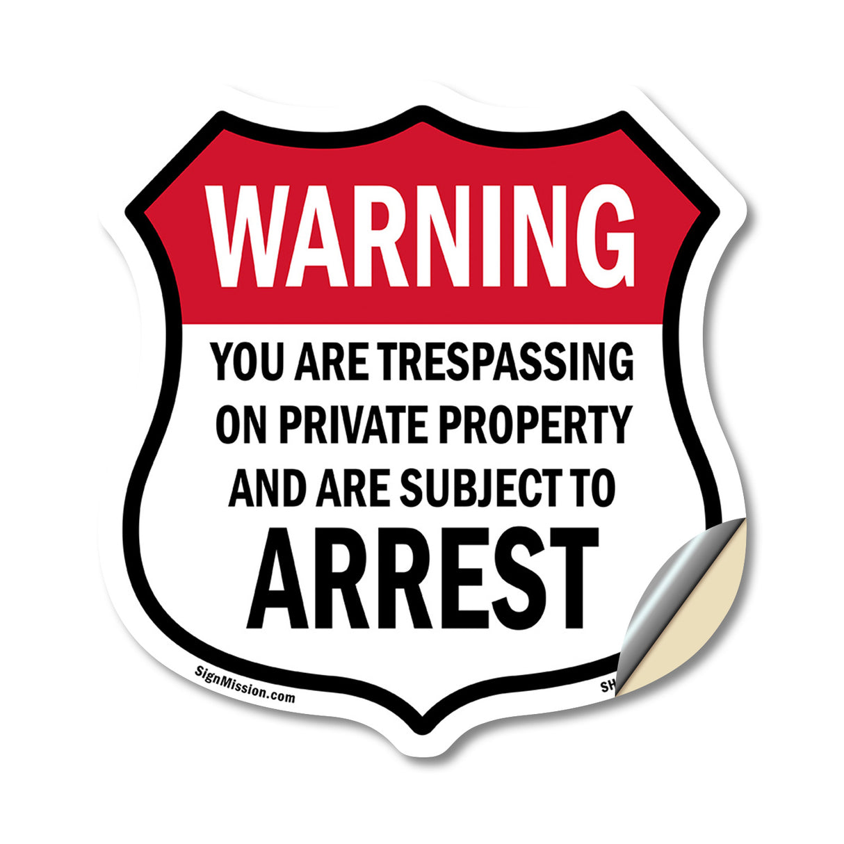 No Trespassing Warning You Are Trespassing On Private Property And Are Subject To Arrest