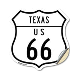 Texas Route Marker Shield Sign Us 66