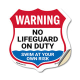 Warning No Lifeguard On Duty