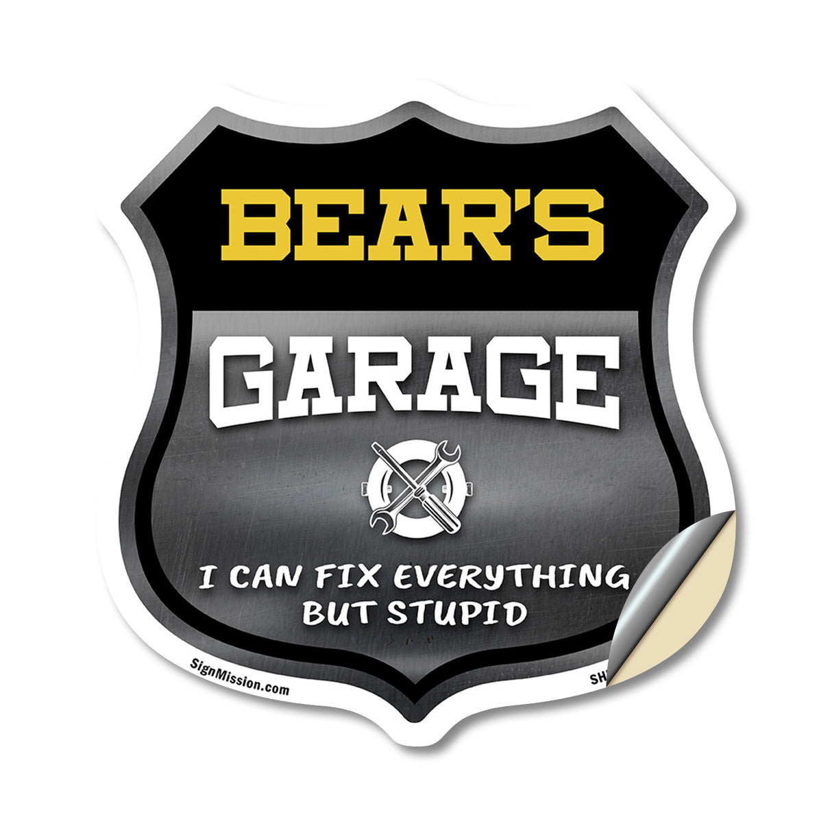 Bear's Garage I Can Fix Everything But Stupid