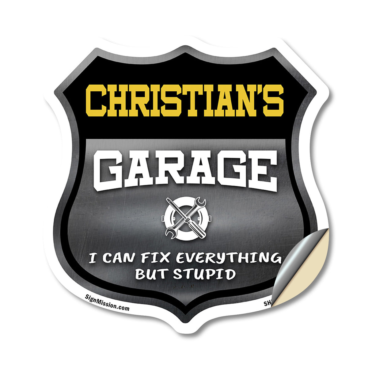 Christian's Garage I Can Fix Everything But Stupid