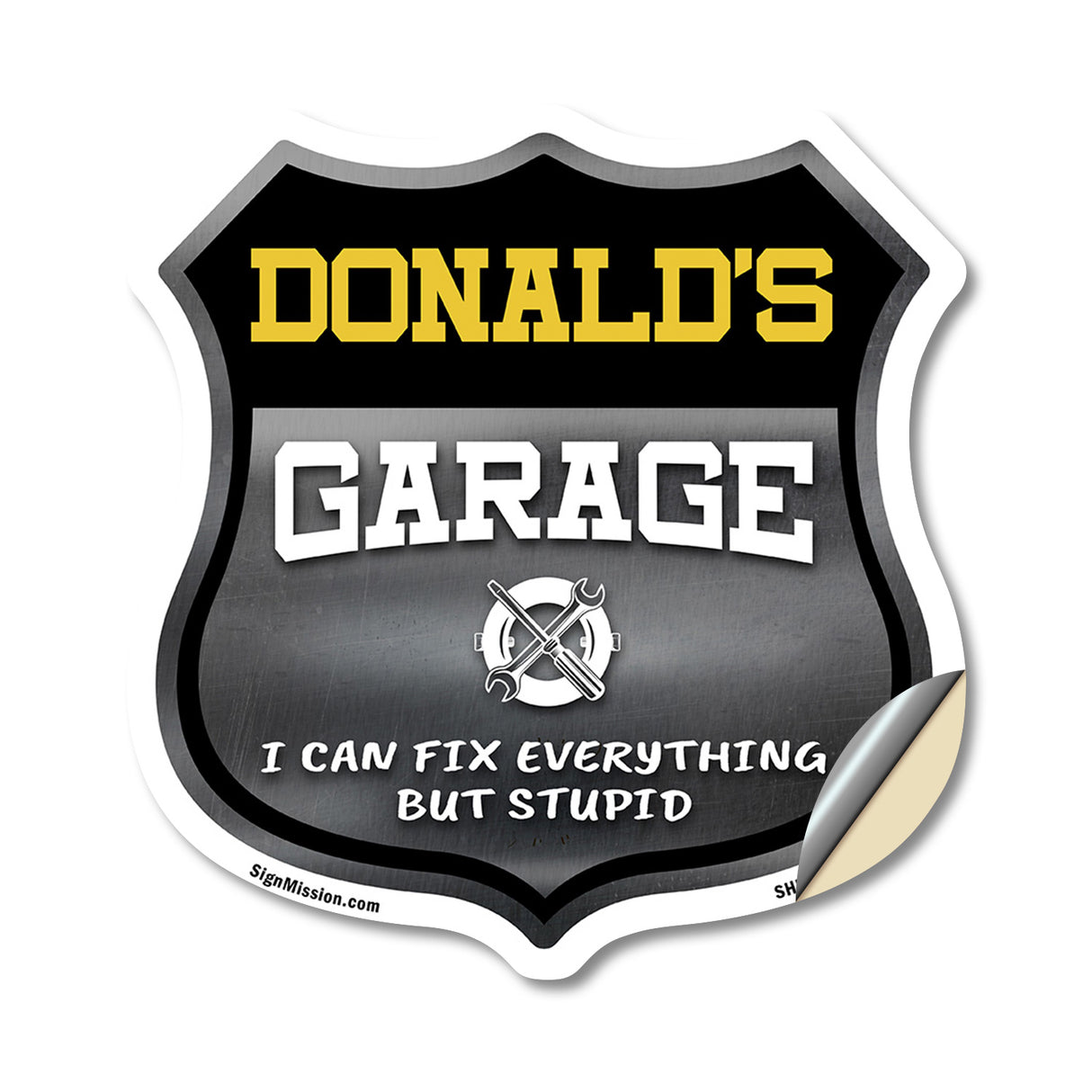 Donald's Garage I Can Fix Everything But Stupid