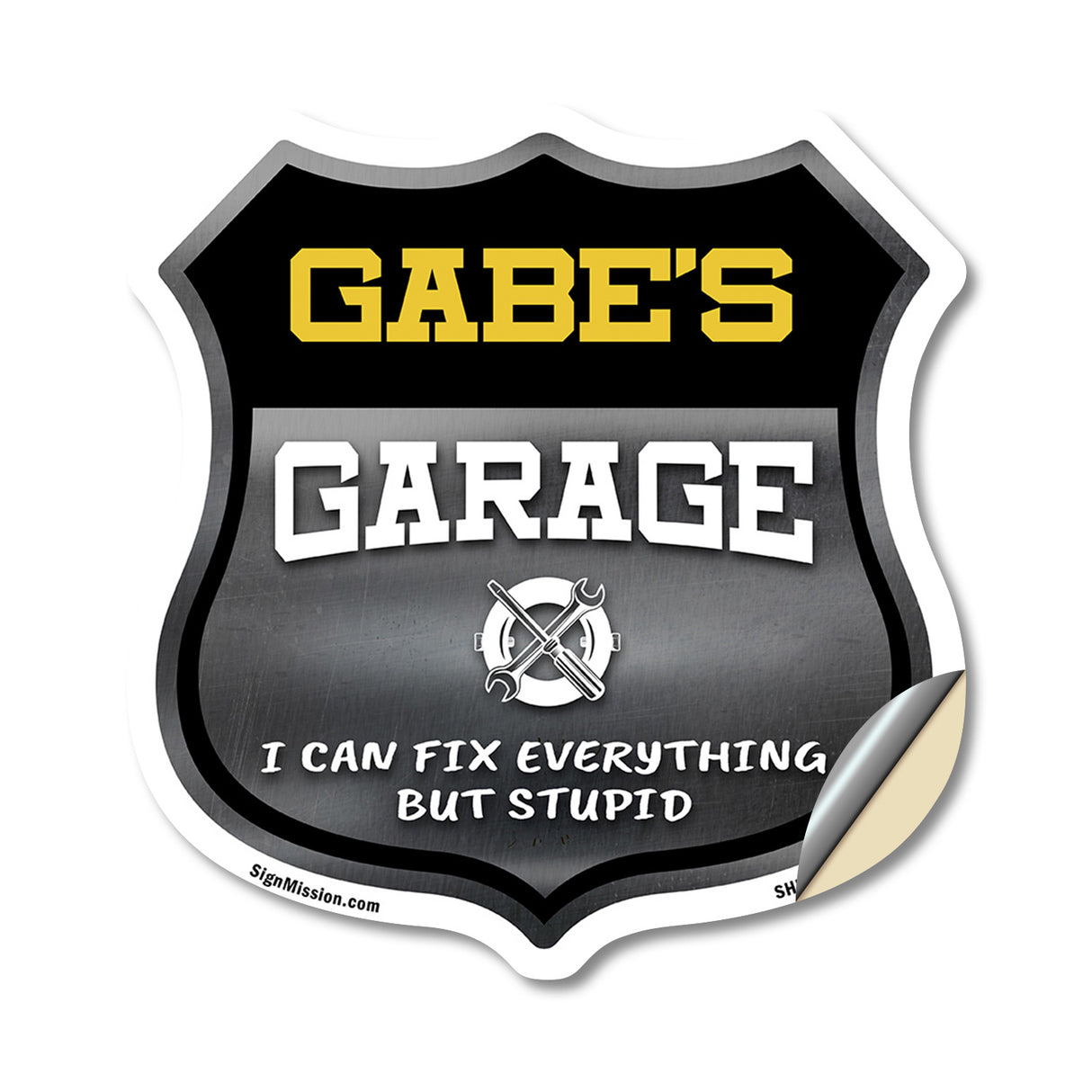 Gabe's Garage I Can Fix Everything But Stupid