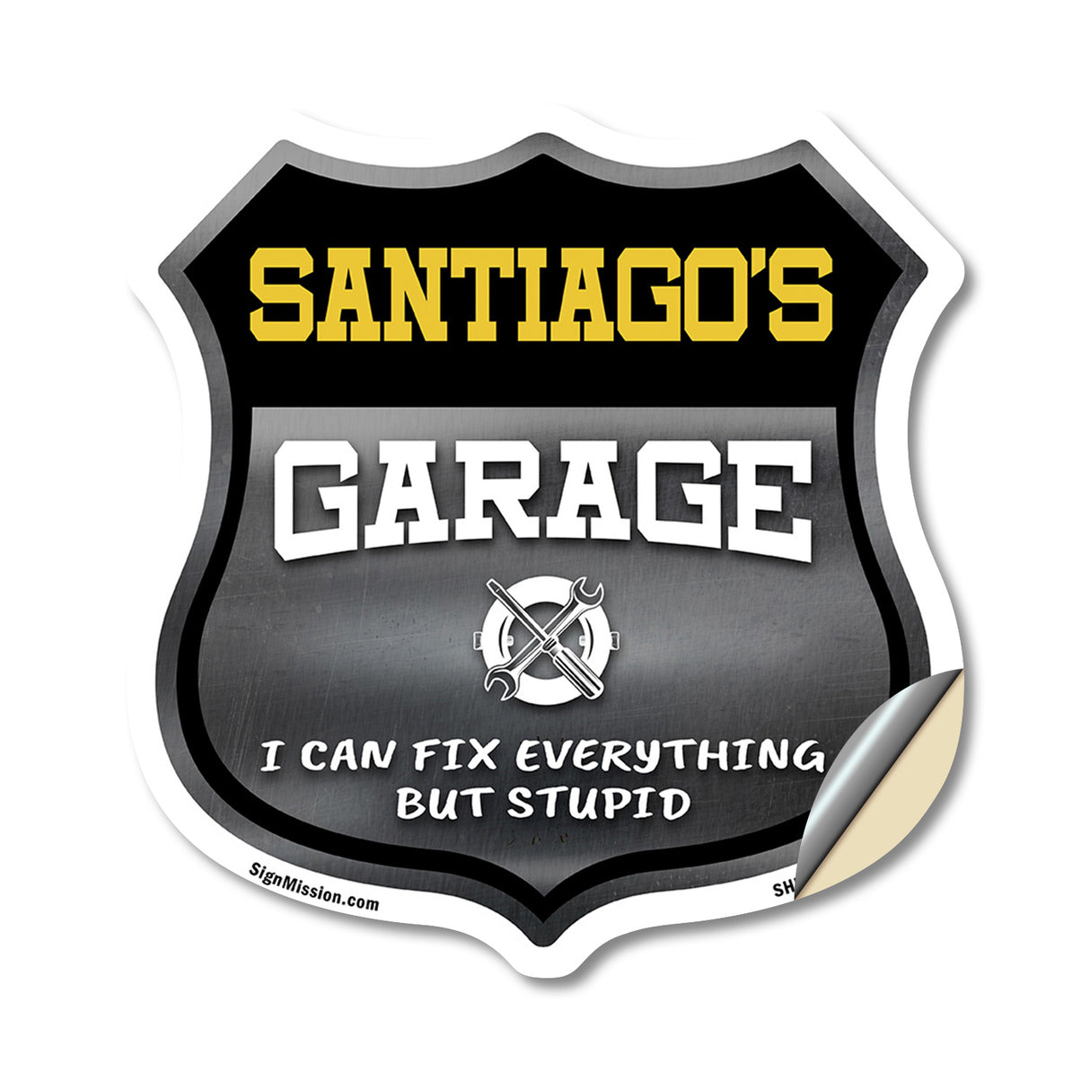 Santiago's Garage I Can Fix Everything But Stupid