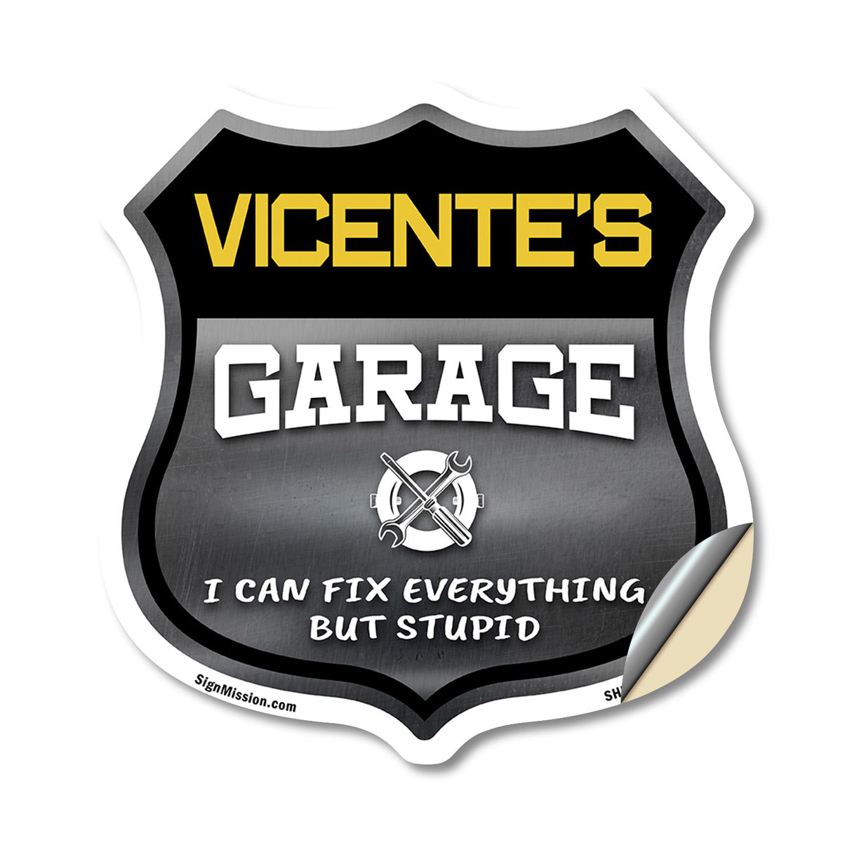 Vicente's Garage I Can Fix Everything But Stupid