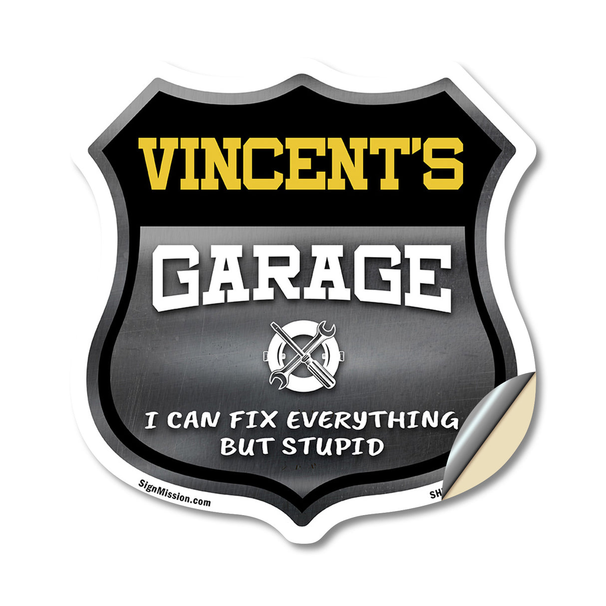 Vincent's Garage I Can Fix Everything But Stupid