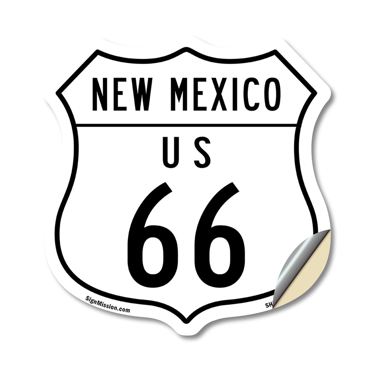 New Mexico Route Marker Shield Sign Us 66