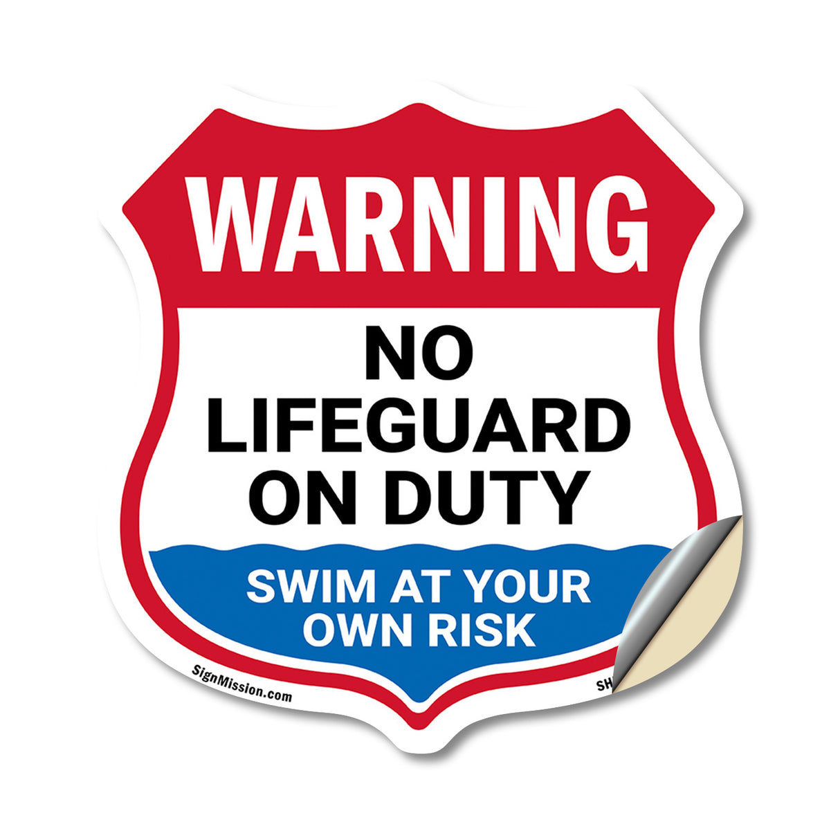 Warning No Lifeguard On Duty