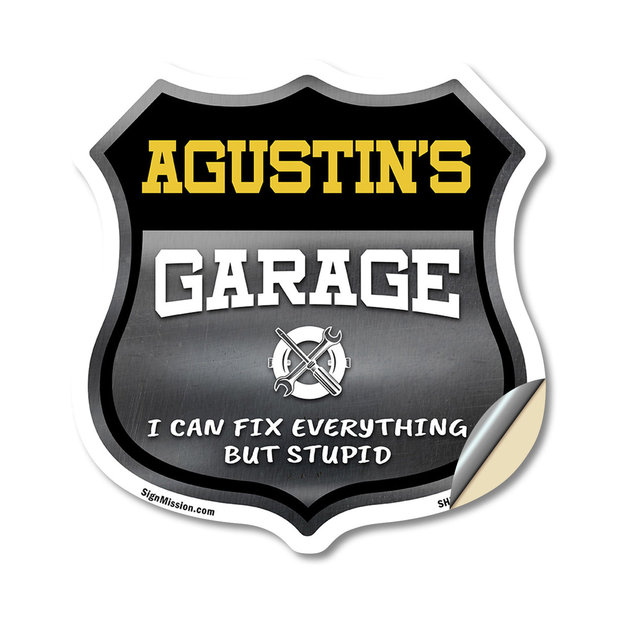 Agustin's Garage I Can Fix Everything But Stupid