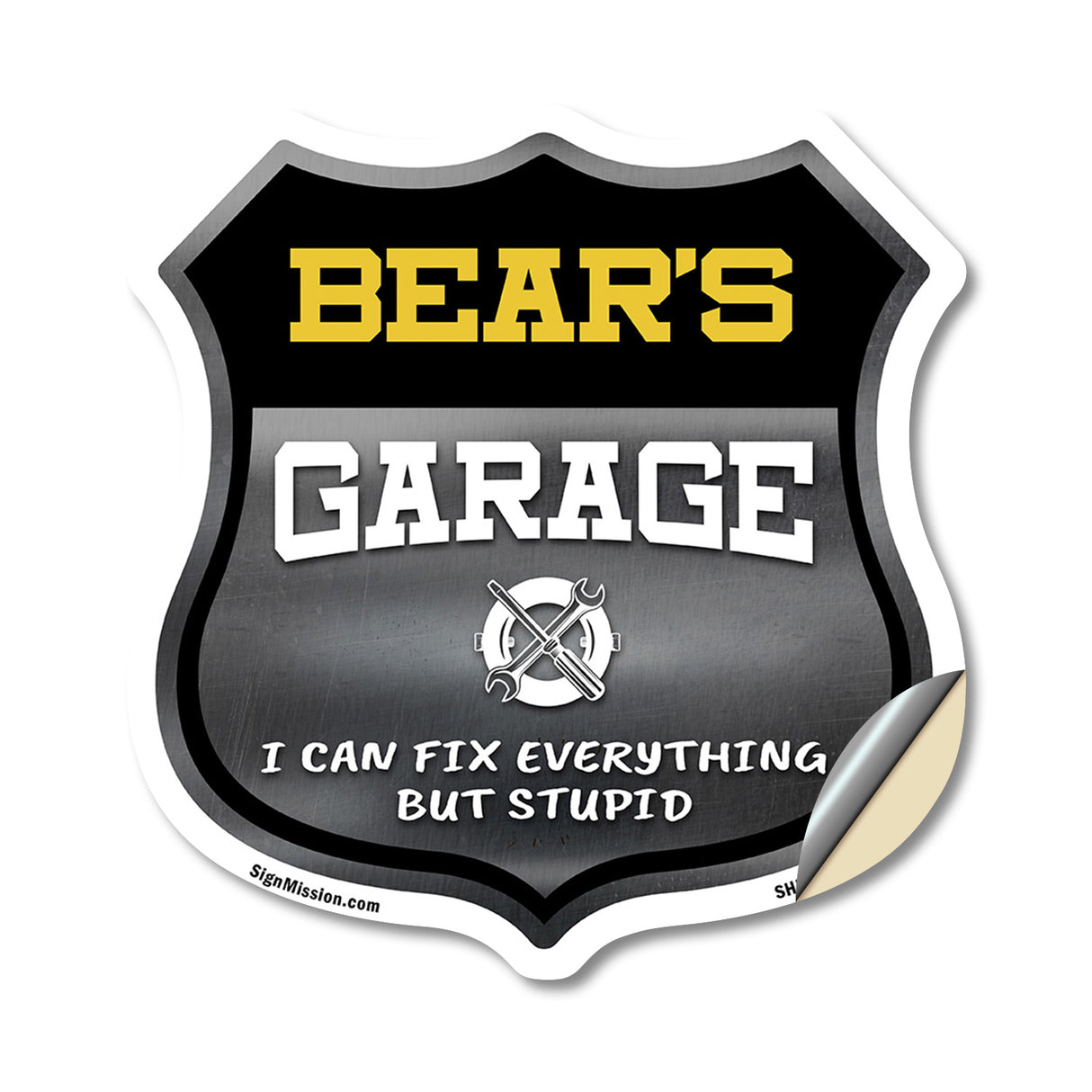 Bear's Garage I Can Fix Everything But Stupid