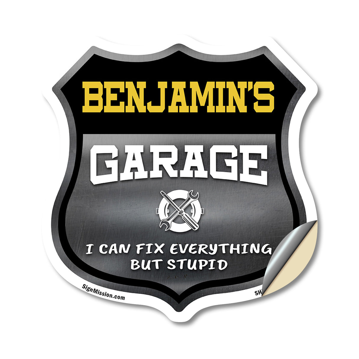 Benjamin's Garage I Can Fix Everything But Stupid