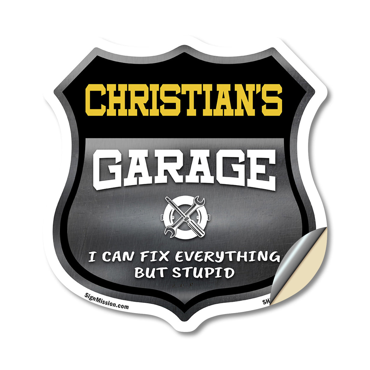 Christian's Garage I Can Fix Everything But Stupid